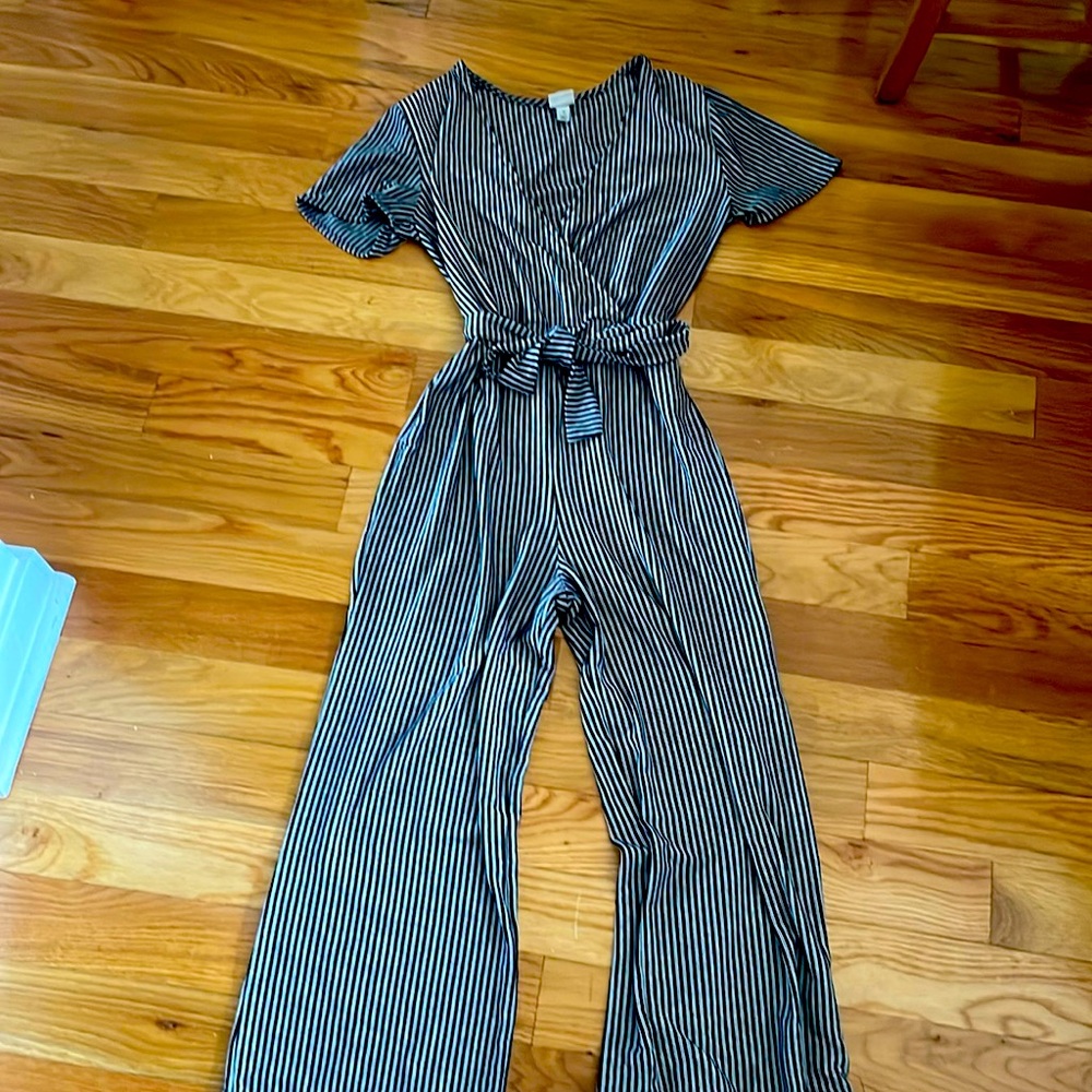 Striped jumpsuit